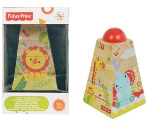 Fisher Price Wooden Pyramid Puzzle Comaco Toys Direct